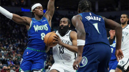 2021-2022赛季NBA集锦 NBA-拉塞尔23+10 欧文30+6+5 森林狼力克篮网
