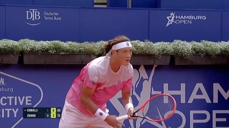 【原声纯享】张之臻2-0科博利 2024ATP500汉堡站 男单第二轮