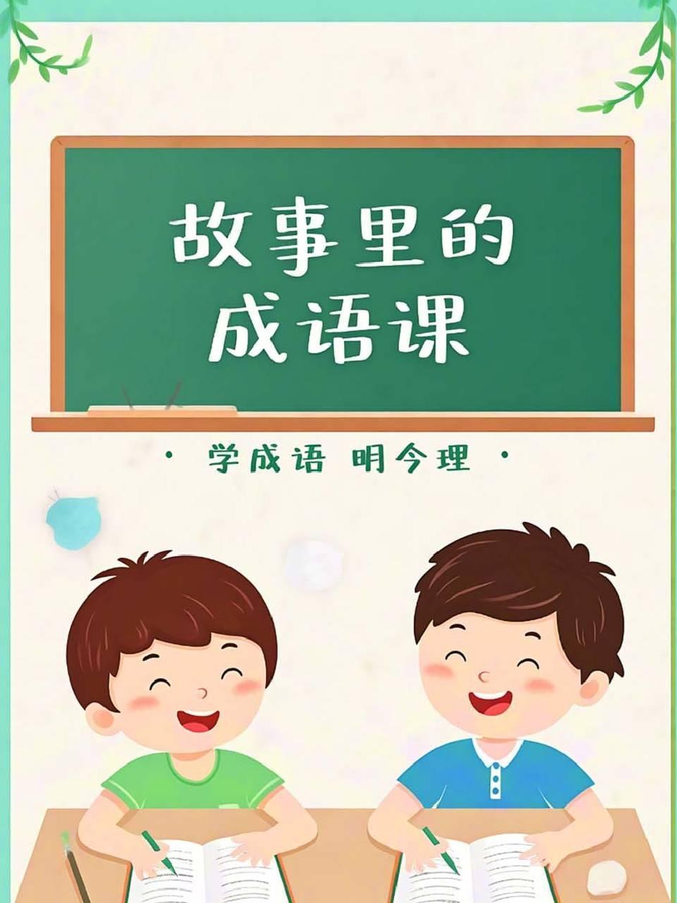 故事里的成语课：学成语 明今理