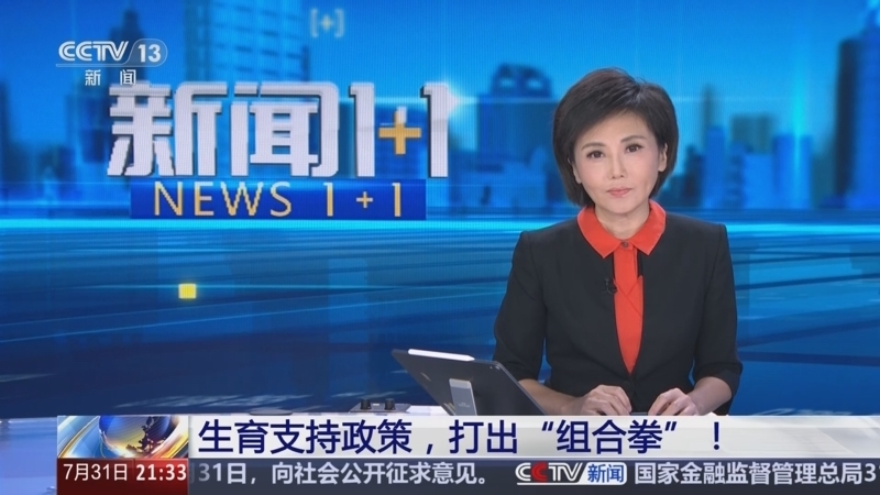 新闻1+1 《新闻1+1》 20250731 生育支持政策，打出“组合拳”！