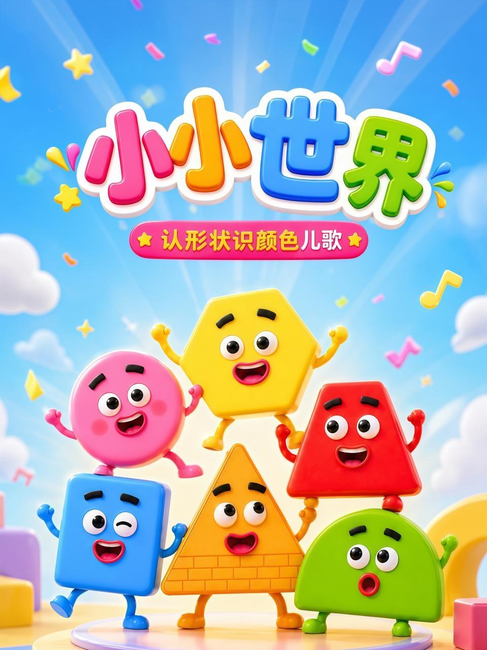 小小世界：认形状识颜色儿歌