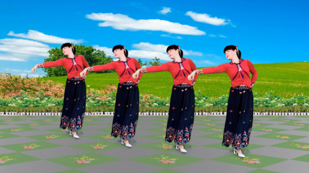广场舞《一朵云在蓝天飘过》歌好听，舞好看