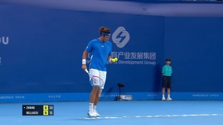 【原声纯享】张之臻2-0贝鲁奇 2024ATP杭州公开赛 男单第二轮