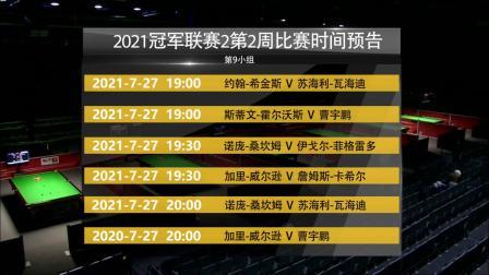 眼镜侠三场平局！2021冠军联赛第2周首日精彩集锦及赛程预告