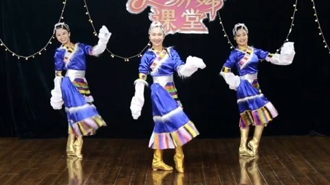 糖豆广场舞精选大众舞蹈 非常精彩的藏族舞教程简单一看就会