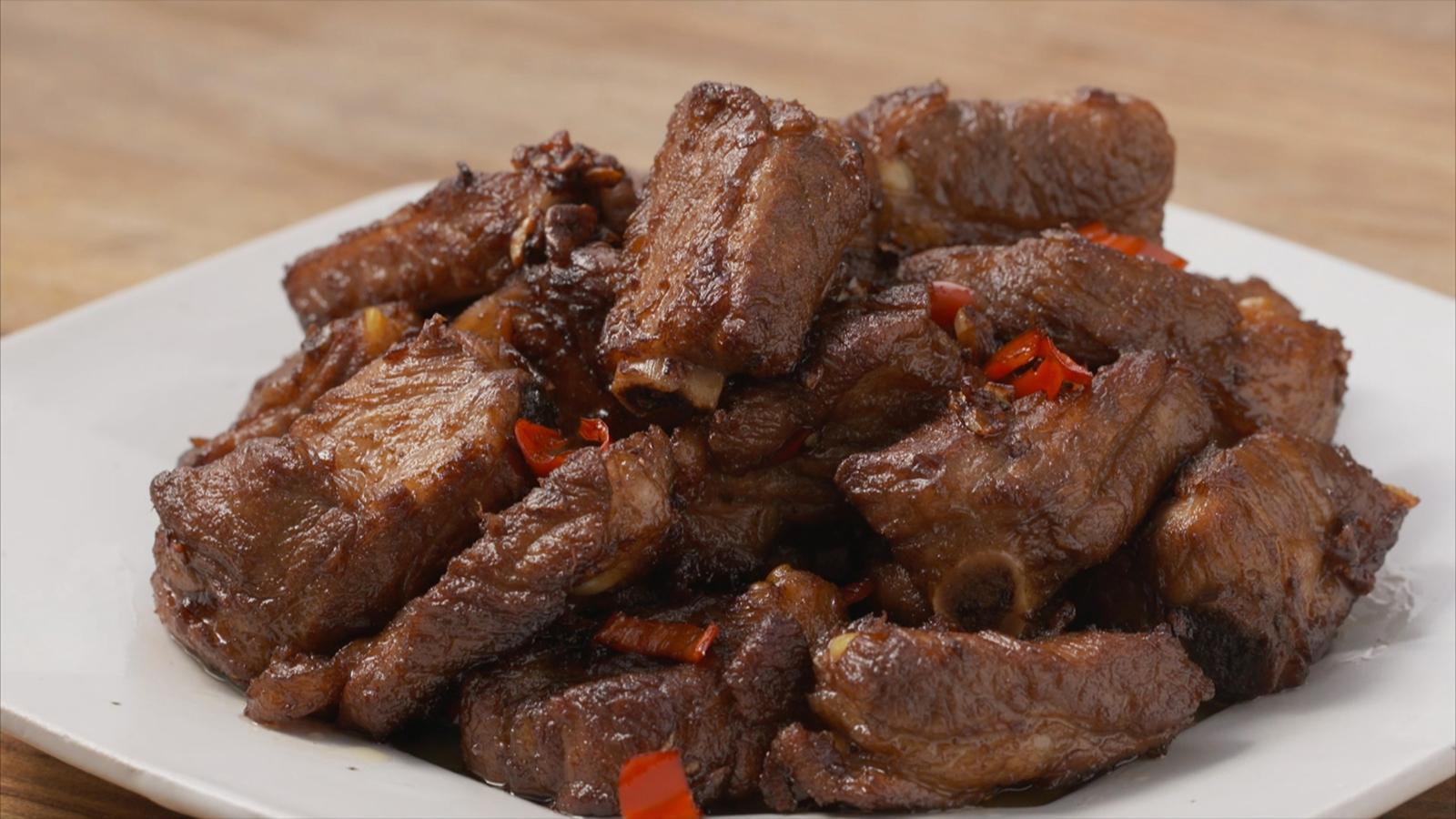 达人厨房 美食台｜干炒排骨