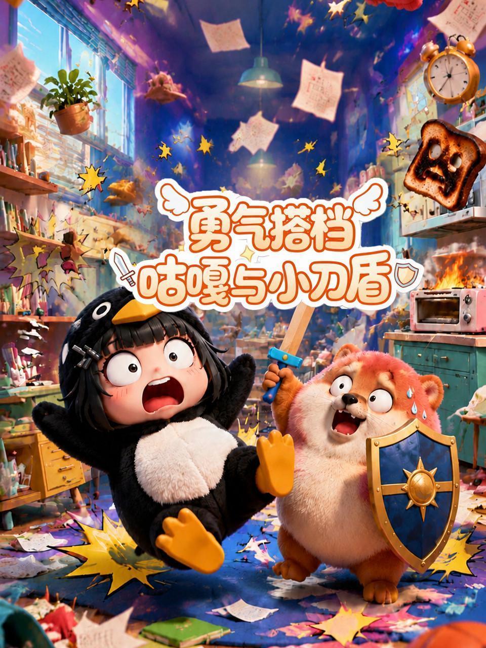勇气搭档咕嘎与小刀盾