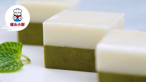 罐头小厨 美味去暑的抹茶绿豆羊羹