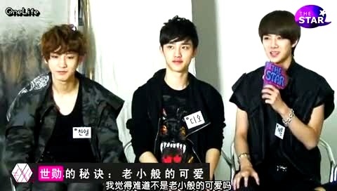 EXO TheStar EXO-K全员采访 中文字幕 12/05/11-EXO-K