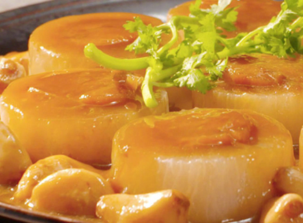美食台 白玉江瑶 萝卜与瑶柱同蒸