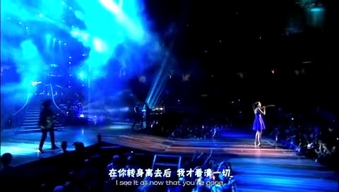 Taylor Swift Dear John 世界巡演 现场版 中英字幕-Taylor Swift (泰勒·斯威夫特)