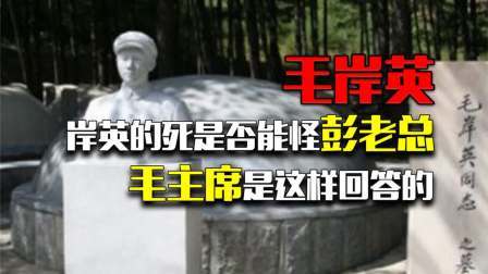 史记文学社第三季 有人曾问过毛主席：岸英的死是否能怪彭老总？毛主席是这样回答的