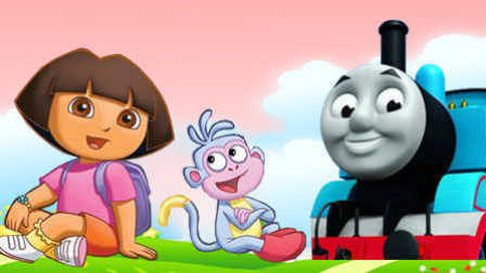 托马斯和他的朋友们超级飞侠熊出没光头强爱探险的朵拉做游戏 286