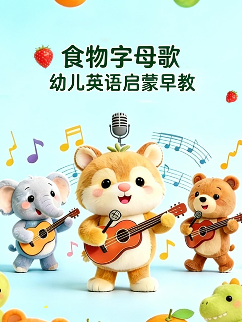食物字母歌 幼儿英语启蒙早教