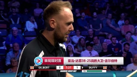 2019单局限时赛短视频 【单局限时赛】比赛集锦：亚当·达菲38-25战胜大卫·吉尔伯特