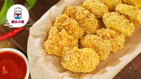 罐头小厨 非油炸微波炉盐酥鸡！