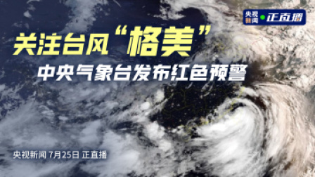 关注台风“格美” 中央气象台发布红色预警