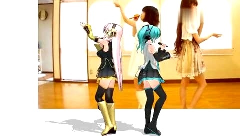 初音未来 &  同步版-鼻血姬 初音未来 (初音，miku)