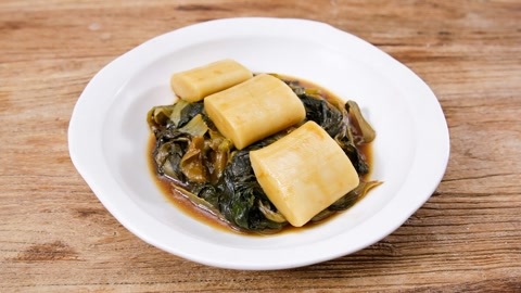 达人厨房 美食台  㸆菜年糕