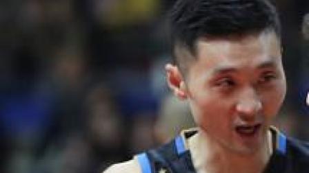 CBA 18/19赛季 上海VS同曦第四节：老将刘炜急停跳投美如画，上海110-78大胜同曦
