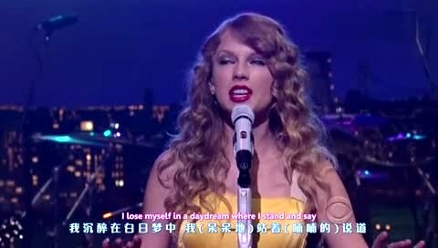 Taylor Swift Speak Now 中英字幕 现场版-Taylor Swift (泰勒·斯威夫特)
