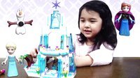 中国爸爸 艾莎乐高冰雪城 魔法楼梯快显身 34