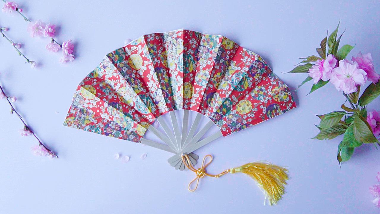 夏天来了，教你做一把中国风折扇