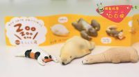 超能玩具白白侠 日本食玩 睡眠动物园扭蛋 猫咪和羊驼 444