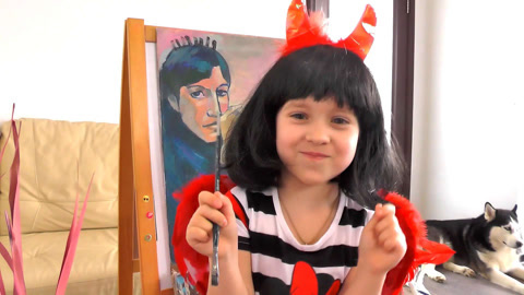 苏菲亚的趣味画作