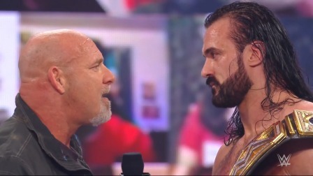 WWE RAW1441期回放-英文原声：德鲁卫冕腰带遭战神高柏复出约战