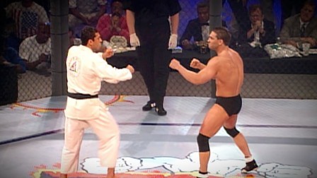 UFC终极格斗冠军赛 历史珍贵影像，格雷西与山姆洛克漫长的决斗