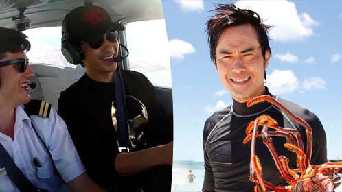 郑嘉颖闯西澳无人岛 签生死状开飞机