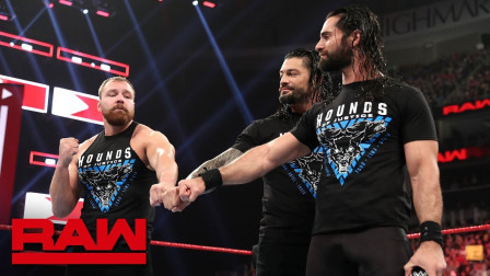 WWE RAW 2019 【RAW 03/11】捍卫者发表谢幕演讲 三位成员为各自前程互道祝福