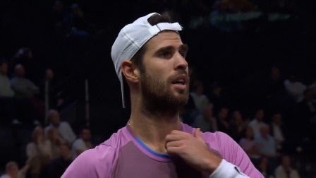 【全场回放】迪米特洛夫0-2卡恰诺夫 2024ATP巴黎大师赛1/4决赛