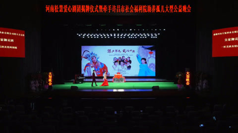 戏缘 河南松慧爱心剧团揭牌仪式