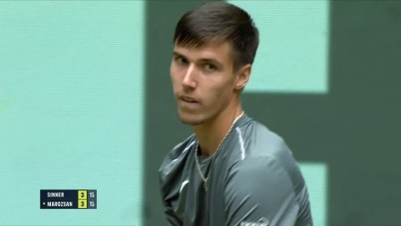 【全场回放】辛纳2-1马洛桑 2024 ATP500哈雷站 男单第二轮