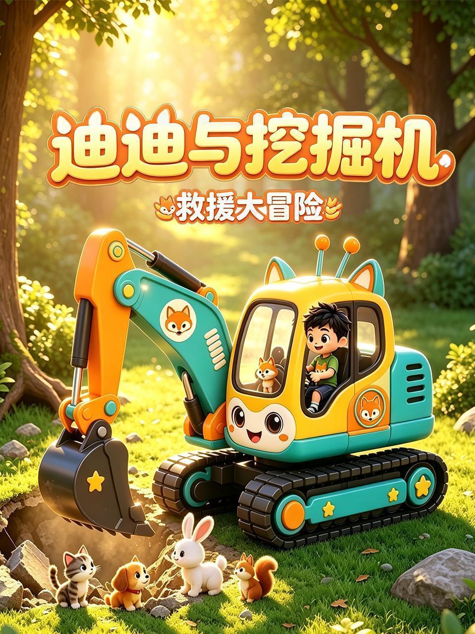 迪迪与挖掘机 救援大冒险