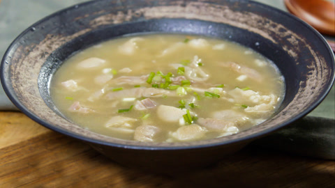 达人厨房 美食台 肥肠豆汤
