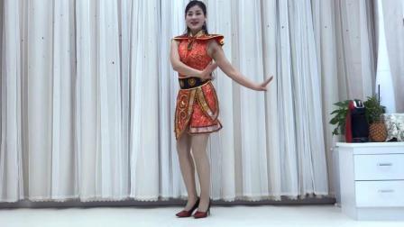 单人无抠图广场舞视频片段