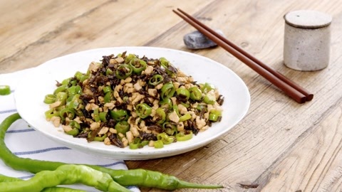 达人厨房 美食台  鸡米芽菜