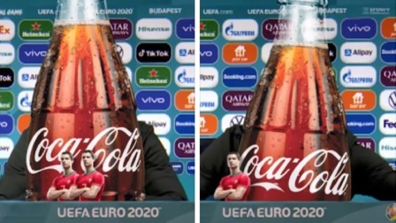 可口可乐“复仇”？葡萄牙被淘汰后，C罗被可口可乐移走