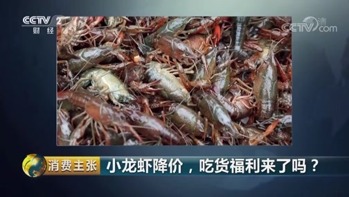 消费主张 《消费主张》 20190531 小龙虾降价，吃货福利来了吗？