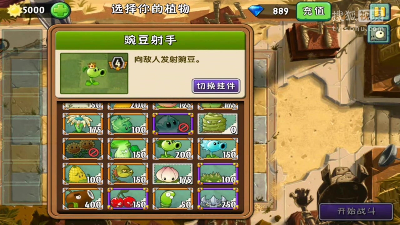 【趴趴客栈】植物大战僵尸2竹员外_埃及僵王。