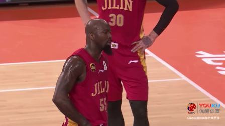 CBA 18/19赛季 北控VS吉林第三节：琼斯下起三分雨，吉林87-76再度反超