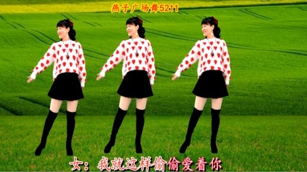 广场舞《偷偷爱着你DJ》默默想着你，痴情念着你