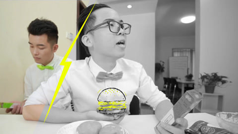 小缸和阿灿 自制原谅汉堡感动全世界