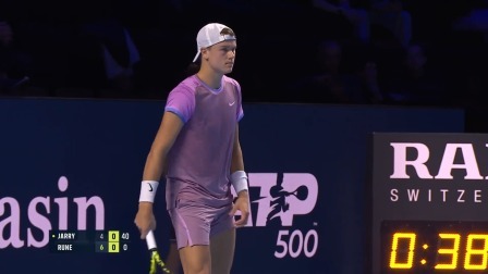 【全场回放】鲁内2-0贾里 2024ATP巴塞尔站第一轮