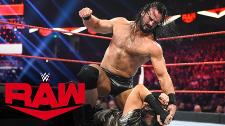 WWE RAW 2019 【RAW 12/09】德鲁嘲笑麦特哈迪是老人家，反制其命运之轮再接砍刀脚