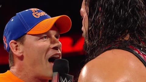 wwe美国职业摔角 RAW第1268期 塞纳讽刺伦斯：你差点输给菜鸟
