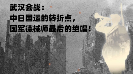 史记文学社第三季 武汉会战：中日国运的转折点，国军德械师最后的绝唱！